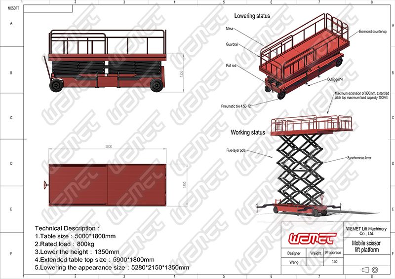 Self-Propelled Scissor Lift GTJZ